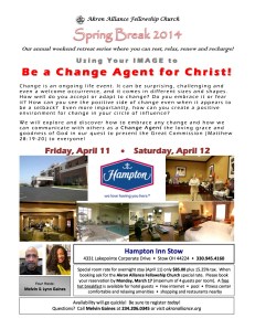 Spring Break 2014 is almost here!